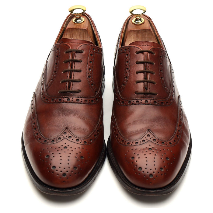 '682326' Tan Brown Leather Oxford Brogues UK 8 F