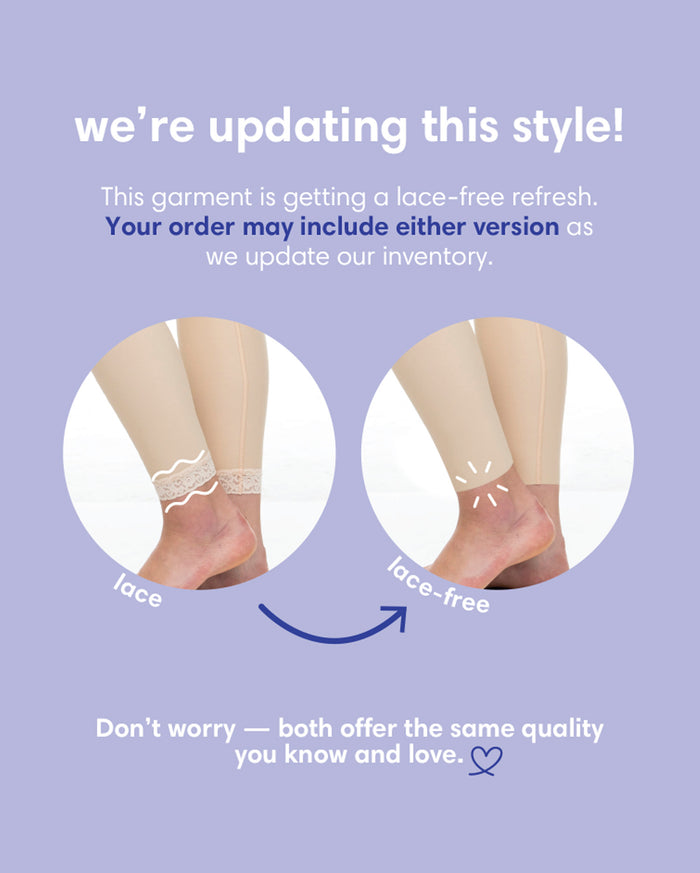 Ankle Length Compression Bodysuit w/Zippers (BS07)