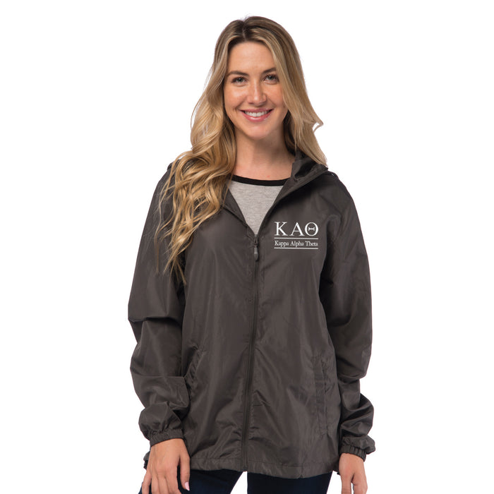 Kappa Alpha Theta Lightweight Windbreaker Jacket