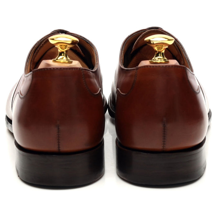 'Oborne' Tan Brown Leather Oxford UK 7.5 F