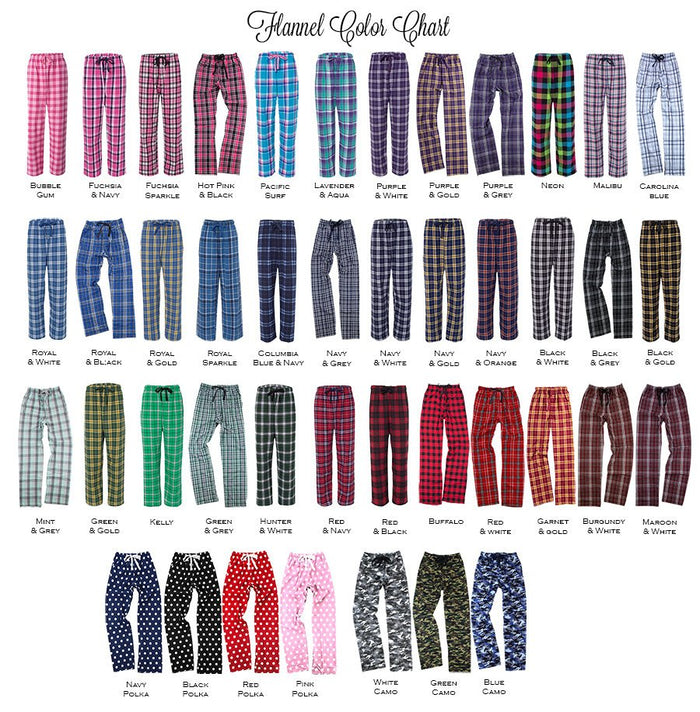 Tau Beta Sigma Flannel Pants
